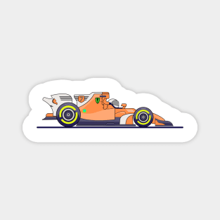 Race car, formula, race, car Magnet