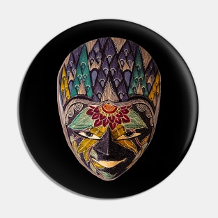 batik masks Pin