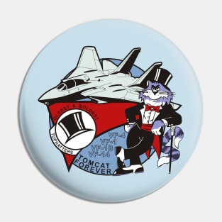 Tophatters - Tomcat Forever Pin