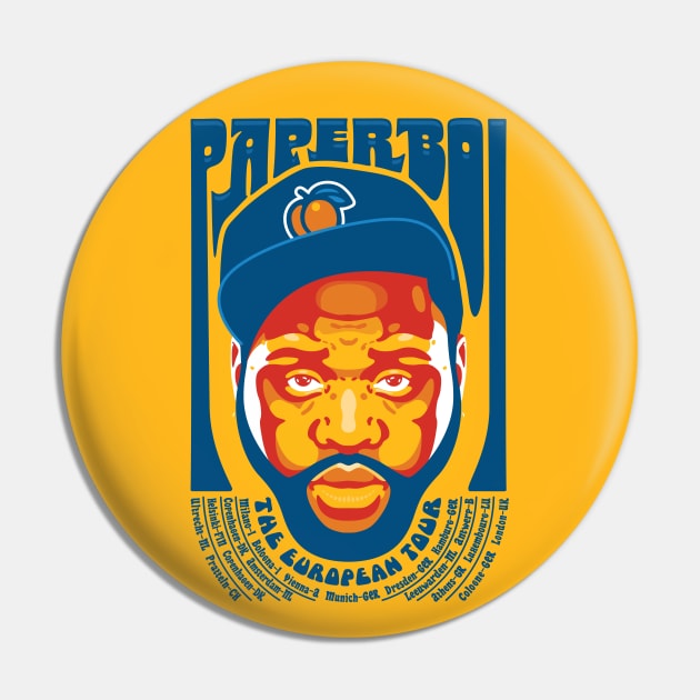 Paper Boi The European Tour Pin by Pufahl