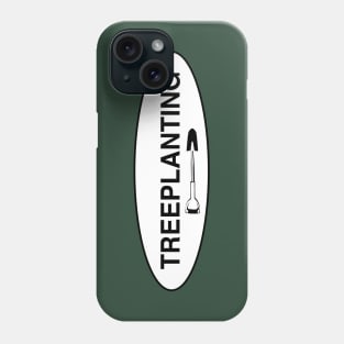 Treeplanting - Shovel/Speed Spade (white) Phone Case