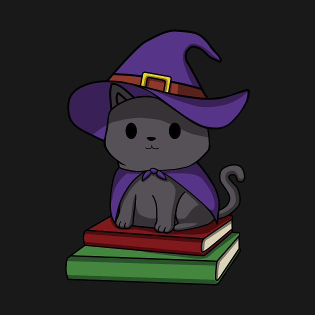 Witch Cat Halloween by DreamstateStudios