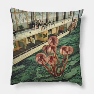 Mushroom Greenhouse Pillow