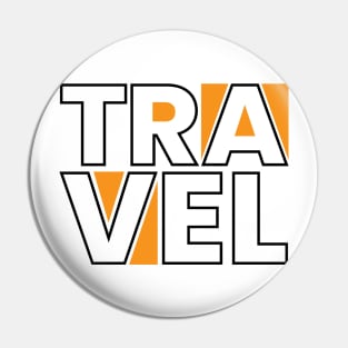 Travel typography design Pin