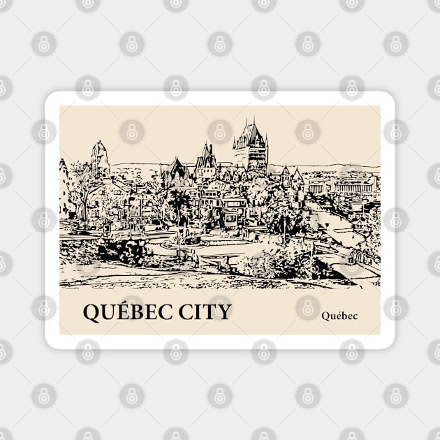 Québec City - Québec Magnet by Lakeric