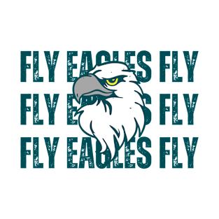 Fly Eagles Fly Flying Bird Inspirational Hawk Fan T-Shirt