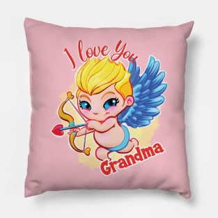 Valentine's Day T-shirt For Grandma! Pillow