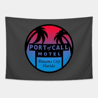 Port of Call Motel Panama City Beach Florida Tapestry