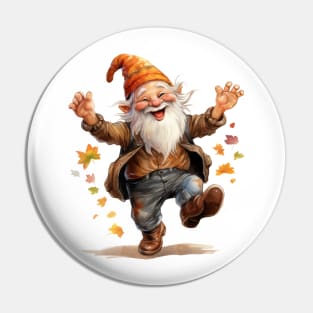 Autumn Happy Gnome #5 Pin