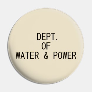 Dept. of Water & Power Pin