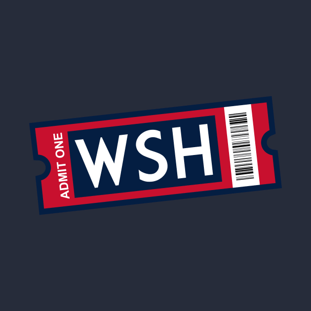 WSH Hockey Ticket by CasualGraphic