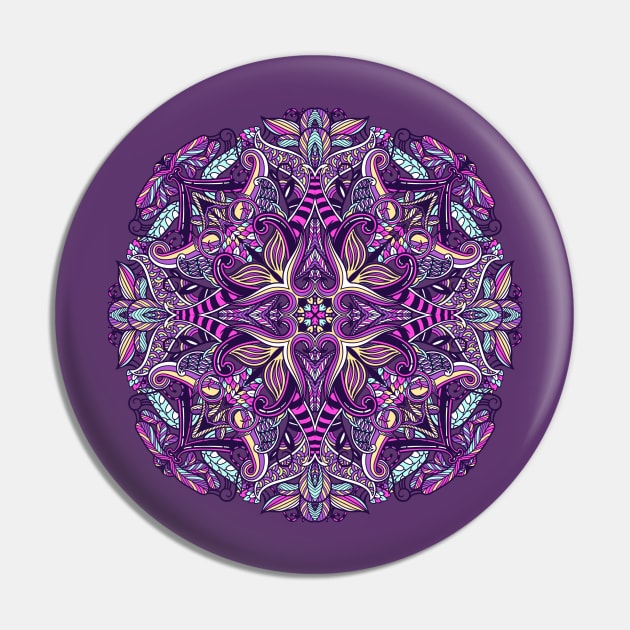 Mandala Pin by annapaff