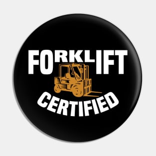 Forklift Certified Pin