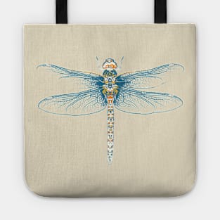 Dragonfly Graphic Pastel Colors Tote