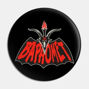 BAPHOMET aka Red (Bat)phomet Pin