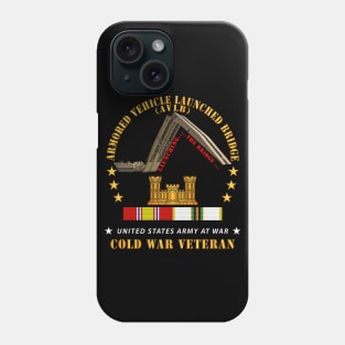 Armored Vehicle Launcher Bridge (AVLB)  - Launching - w COLD WAR VET X 300 Phone Case