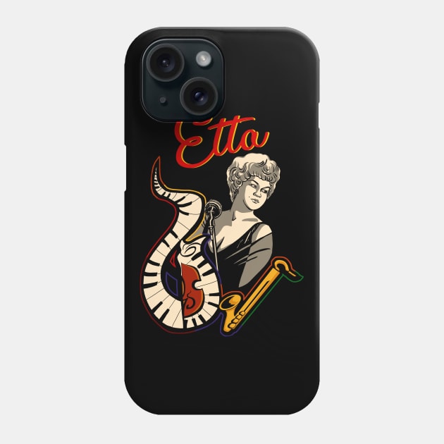 Etta James Phone Case by HelenaCooper