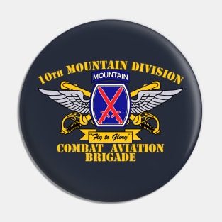 Combat Aviation Brigade, 10th Mountain Division Pin