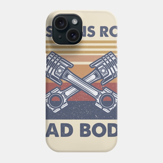 Pistons Rod Dad Bods Vintage Phone Case by beckeraugustina
