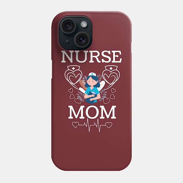 Certified Nurses Day Nurse Life with  mom Phone Case by UltraPod