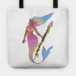 Pan Pride Sunset Mermaid Tote