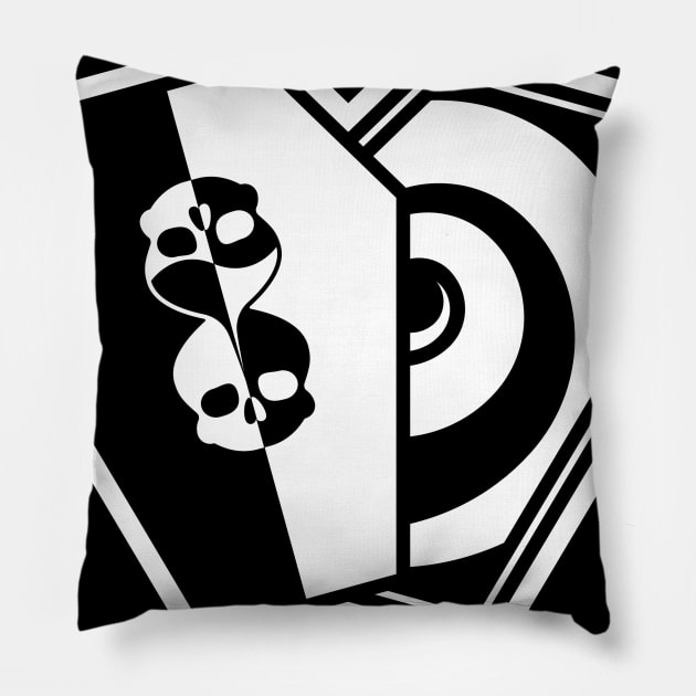 Memento Mori Pillow by noahjmead