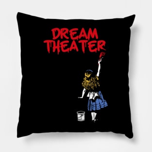 dream theater and red girl Pillow