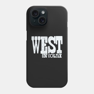 West on Colfax stacked Phone Case