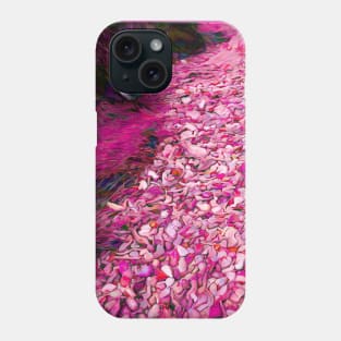 A freaky purple river bed Phone Case