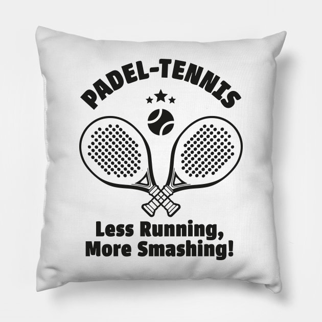 Padle Tenis Pillow by Delicious Art