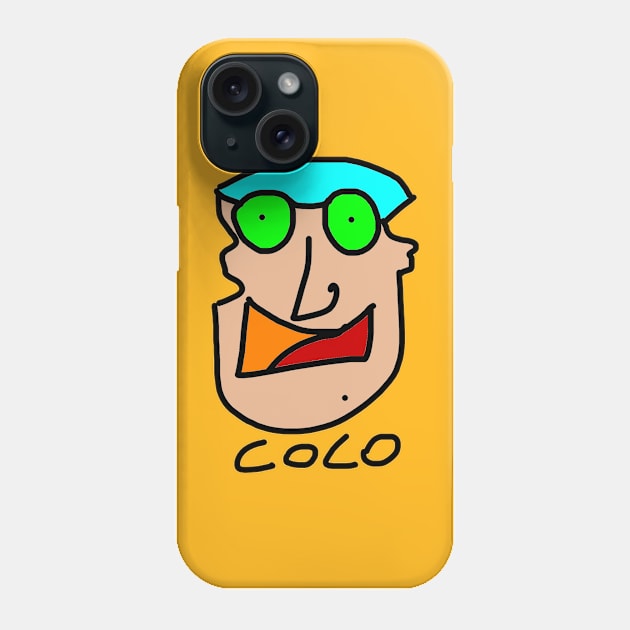 Coco the Dude Phone Case by Gizi Zuckermann Art