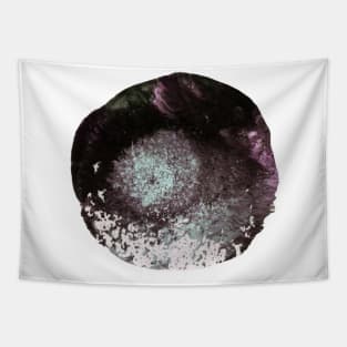 Simple abstract background with bubble, confetti. Watercolor spot, dot (circle) isolated on white. Perfect for greeting card, postcard, poster, logo, textile, fabric, packaging, wrapping paper. Tapestry