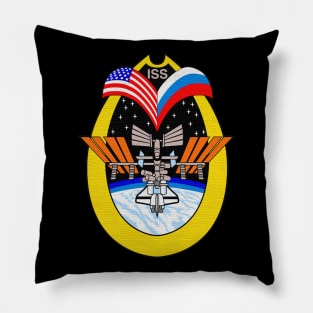 Black Panther Art - NASA Space Badge 154 Pillow
