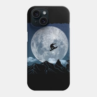 Snowboard Freestyle - Blue Moon Phone Case