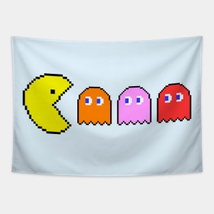 PAC MAN NOM NOM NOM Tapestry