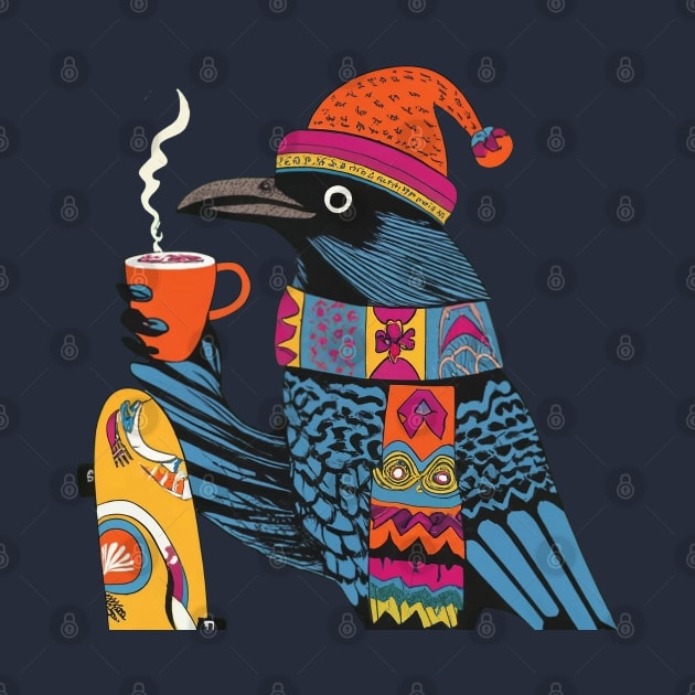 Cawfee Crow by BukovskyART