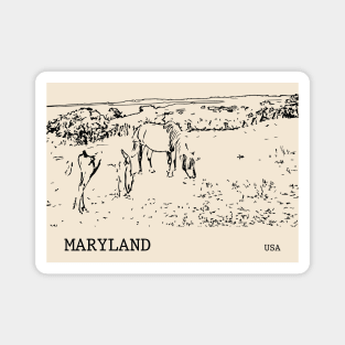 Maryland USA Magnet