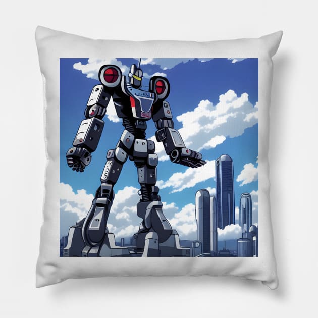 Giant Mecha Robot Pillow by AlienMirror