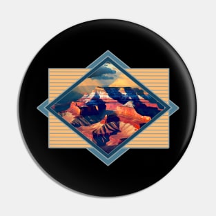 Grand Canyon Graphic Art Pin