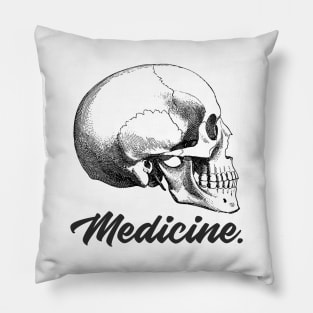 Medicine Anatomy Skull - Medical Student in Medschool Pillow