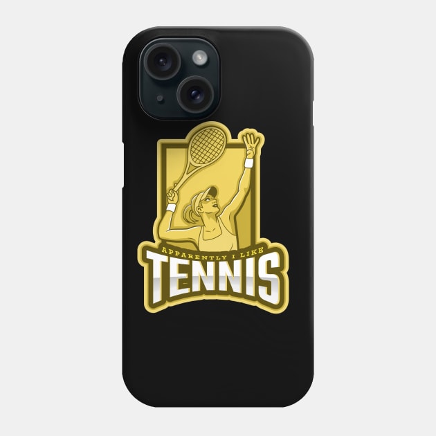 Apparently I Like Tennis Phone Case by poc98