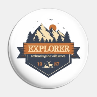 Explorer since 1987 Pin