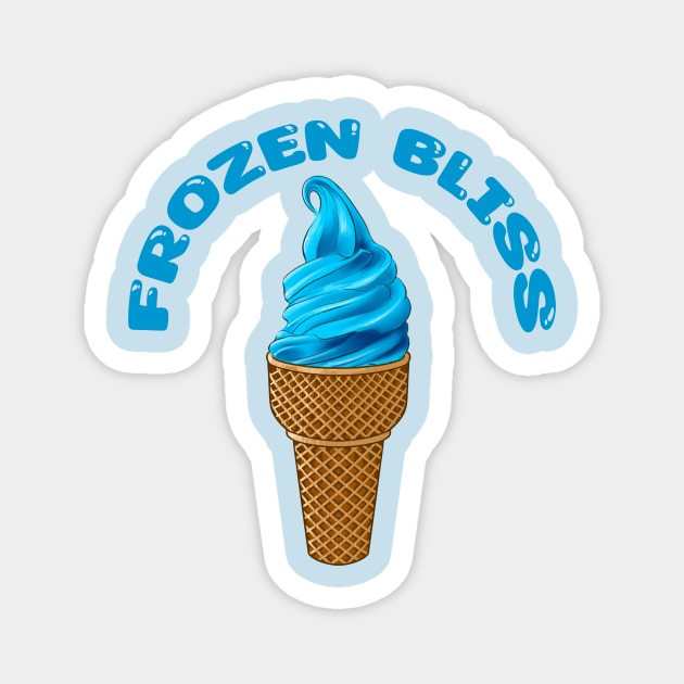 Frozen Bliss Magnet by virgot