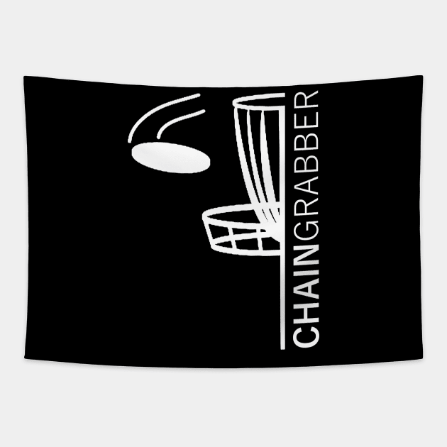 Disc Golf - Chain Grabber Tapestry by TriHarder12