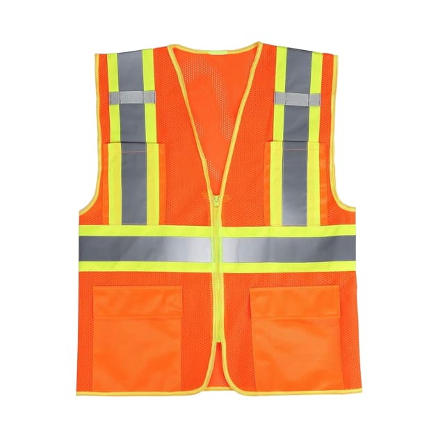 ORANGE SAFETY VEST by Cult Classics