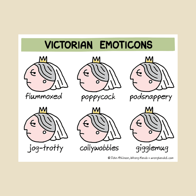 Victorian emoticons by WrongHands