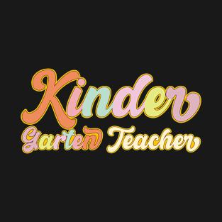 Vintage Kindergarten Teacher Back To School Gifts T-Shirt