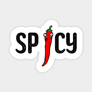 Spicy Funny Cartoon Chilli Pepper Magnet