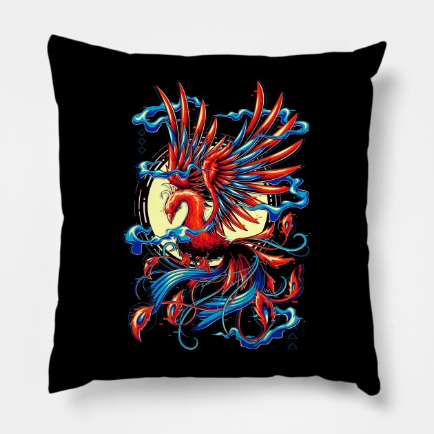 phoenix Pillow by bpkardijan