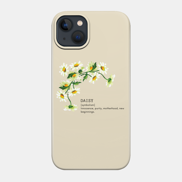 Daisy Flower - symbolism - Symbolism - Phone Case
